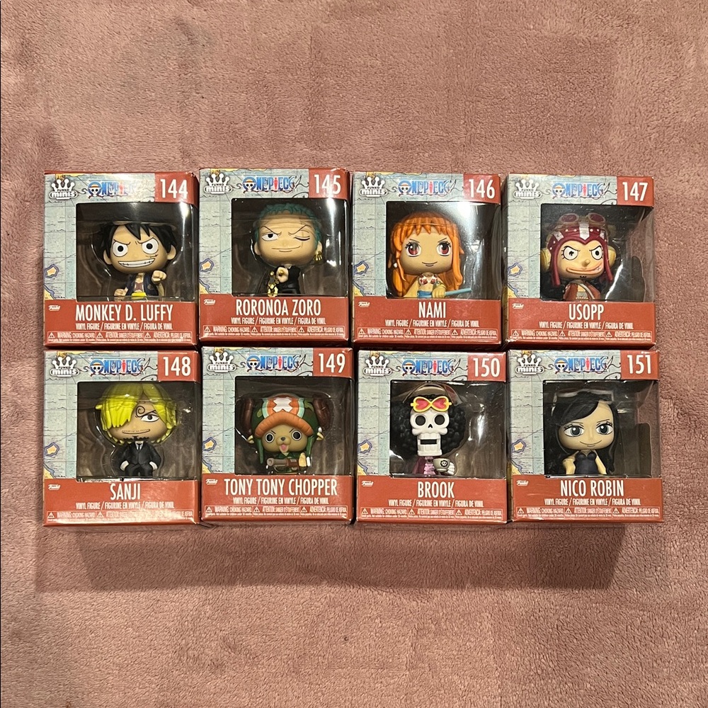 Funko Minis One Piece Action Figure Complete Set